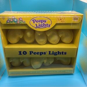 Peeps Lights Yellow Holiday Decor